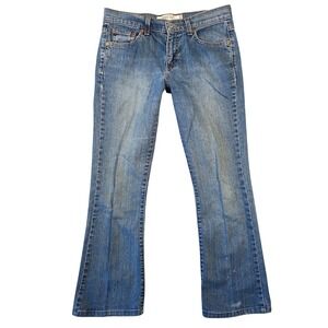 Vintage Levis 515 Bootcut Jeans Womens 4M Medium Wash Blue Denim Retro Casual